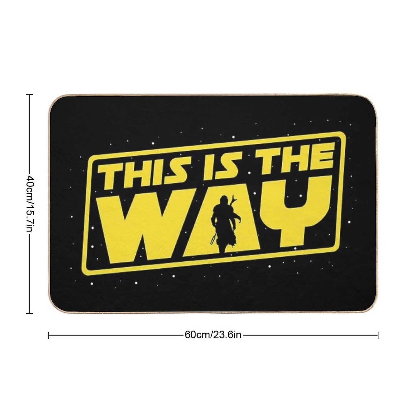This Is The Way  Absorbent Bath Mat
