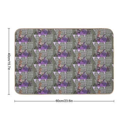 Sigrid And The Wolverine  Easy Maintenance Bath Mat