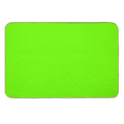 Super Bright Fluorescent Green Neon  Easy To Clean Bath Mat