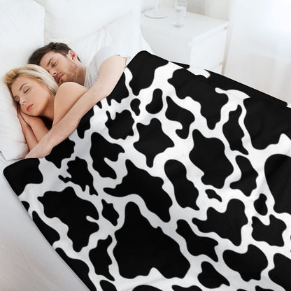 “Classy Cow” Easy Care Throw Blanket