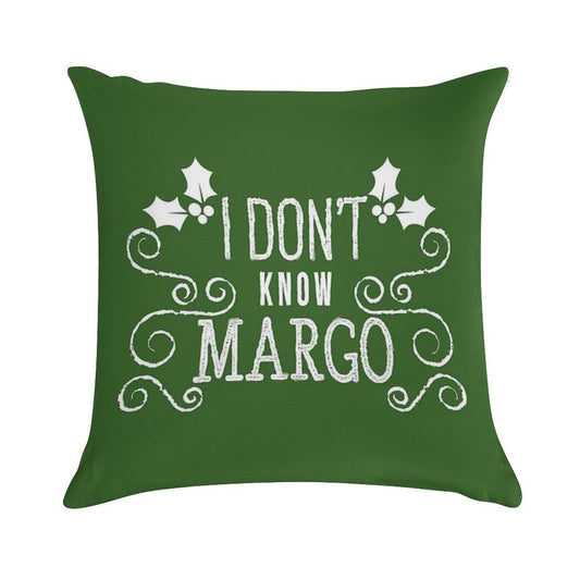 Christmas Vacation Todd And Margo Quote by Kelly Design Company Soft Durable Construction Throw Pillow