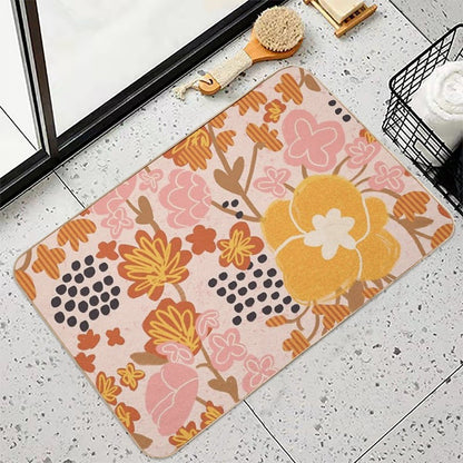 Japanese Garden  Easy To Clean Bath Mat