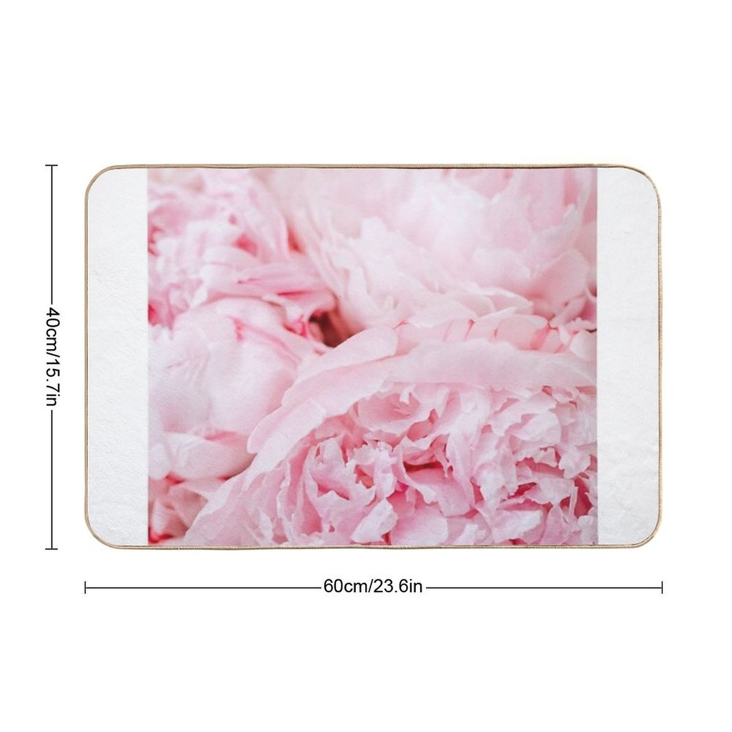 Roses Everywhere  Repositionable Bath Mat