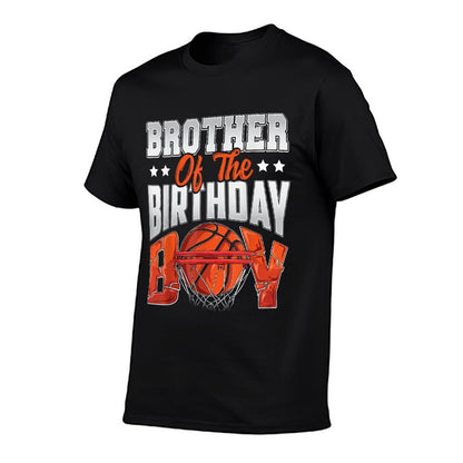 Brother Basketball Birthday Boy Family Baller B-day Party  Affordable Price T-Shirt