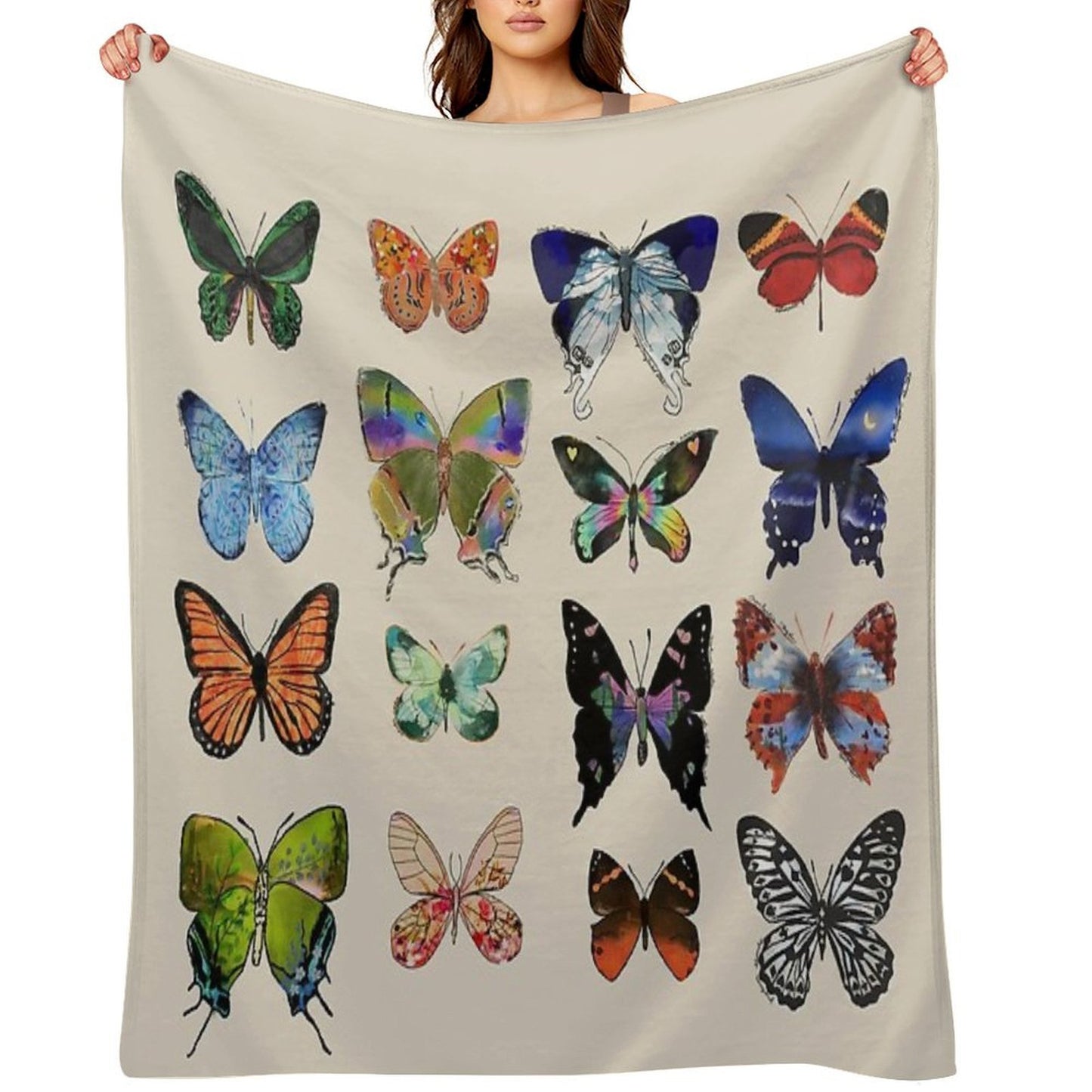 Flutterbies Versatility Throw Blanket