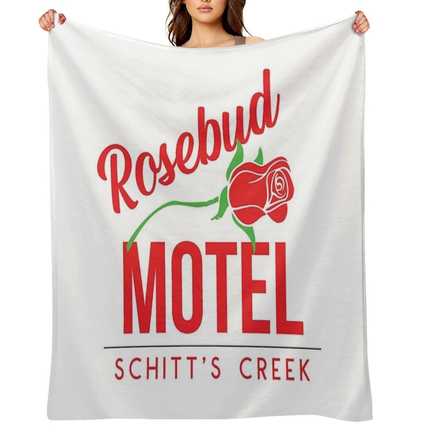 Rosebud Motel Travel-friendly Throw Blanket