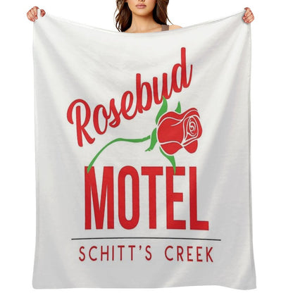 Rosebud Motel Travel-friendly Throw Blanket