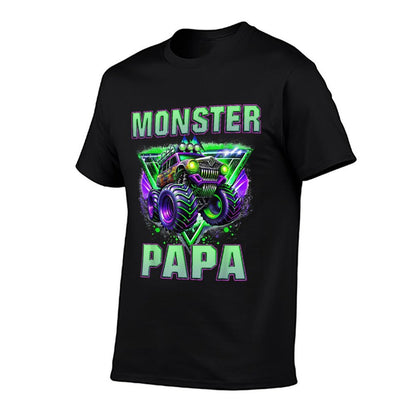 Monster Truck Papa Matching Family Truck Lovers  Durable T-Shirt