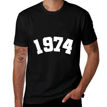Classic 1974 Varsity Vintage College Style 50th Birthday  Affordable Price T-Shirt