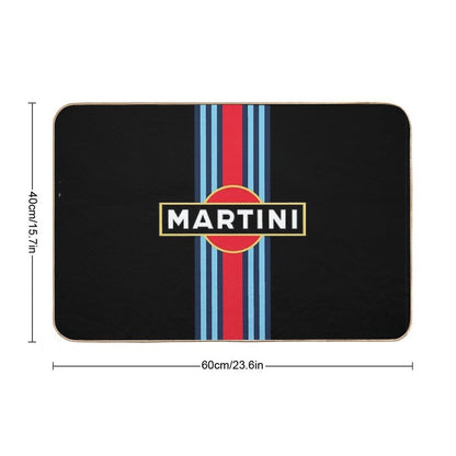 Martini Racing Stripe  High-Traffic Bath Mat