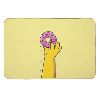Homer Donut  Non-Slip Bath Mat