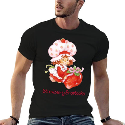 Strawberry Shortcake With Giant Strawberry And Pink Bow  Breathable T-Shirt
