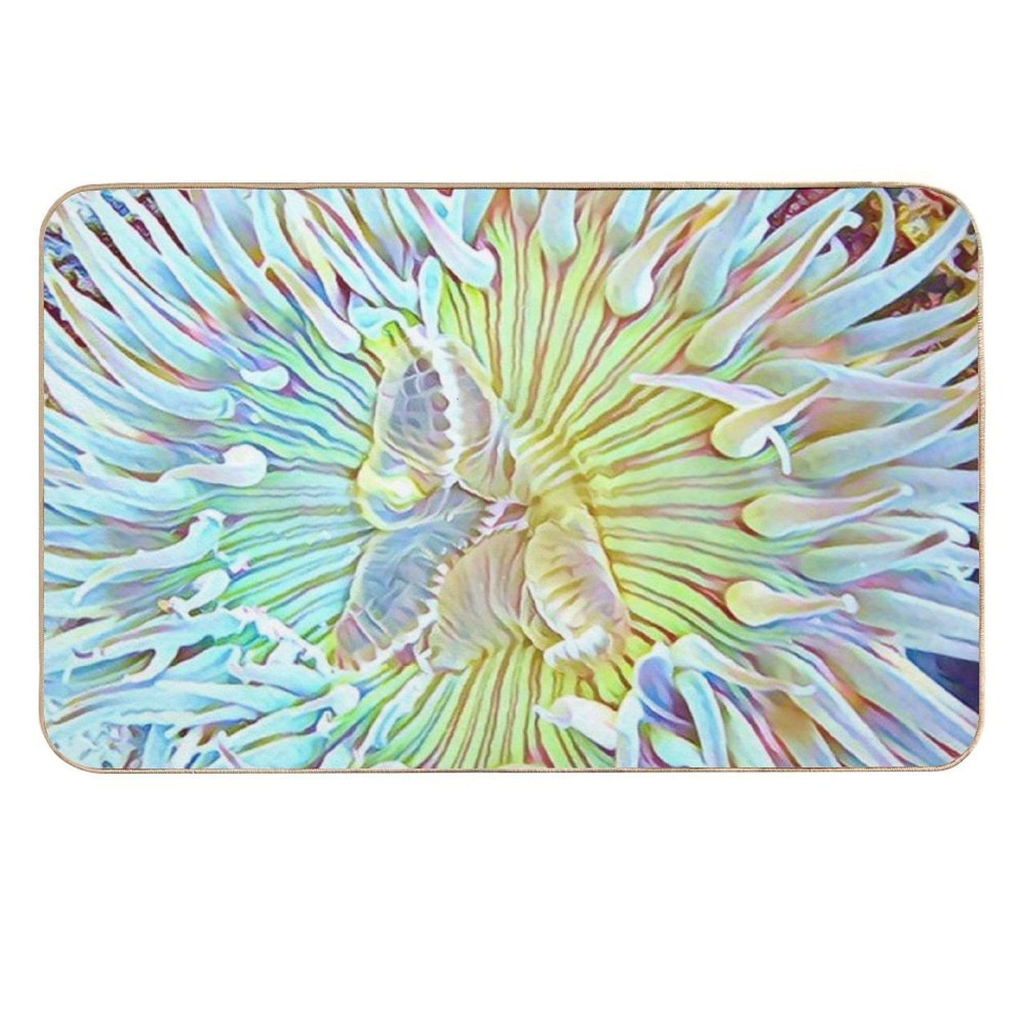 Ready For Lunch - Ocean Animals  Repositionable Bath Mat