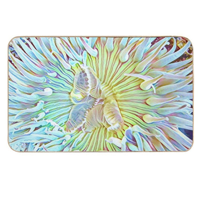 Ready For Lunch - Ocean Animals  Repositionable Bath Mat