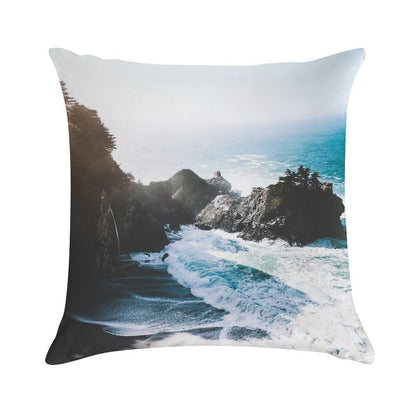 On The Edge Soft Luxury Feel Throw Pillow