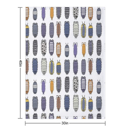 Isopods Easy Care Throw Blanket