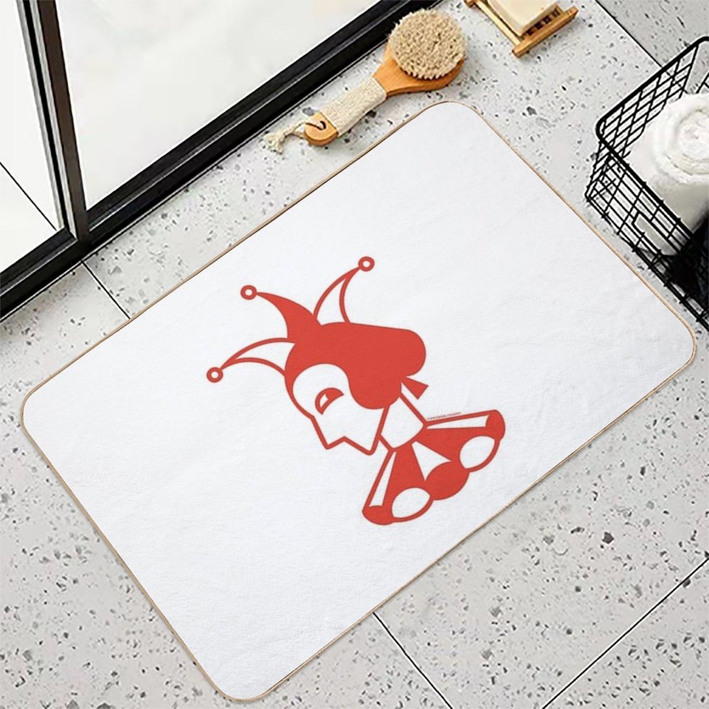 Jester of Spades  Odorless Bath Mat
