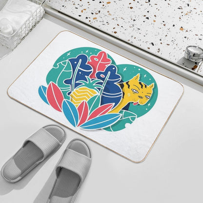 Jungle  Pet-Safe Bath Mat