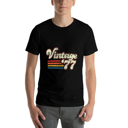 Vintage 1977 46 Birthday  Relaxed-fit T-Shirt