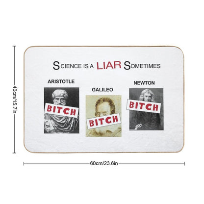 Science Is A Liar Sometimes - It's Always Sunny in Philadelphia  Dirt-Trapping Bath Mat