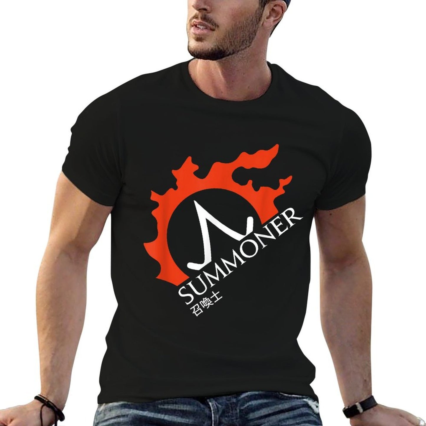 Summoner - For Warriors of Light  Darkness  Polyester Blend T-Shirt