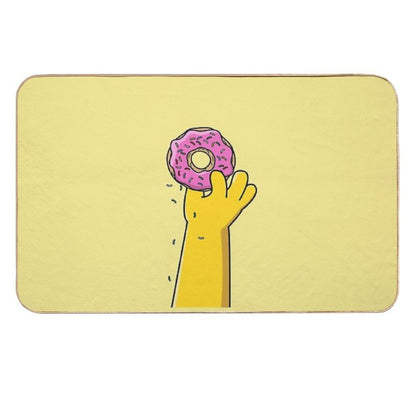 Homer Donut  Non-Slip Bath Mat