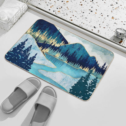 Morning Stars  Repositionable Bath Mat