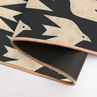 Doves in Flight  Fade-Resistant Bath Mat