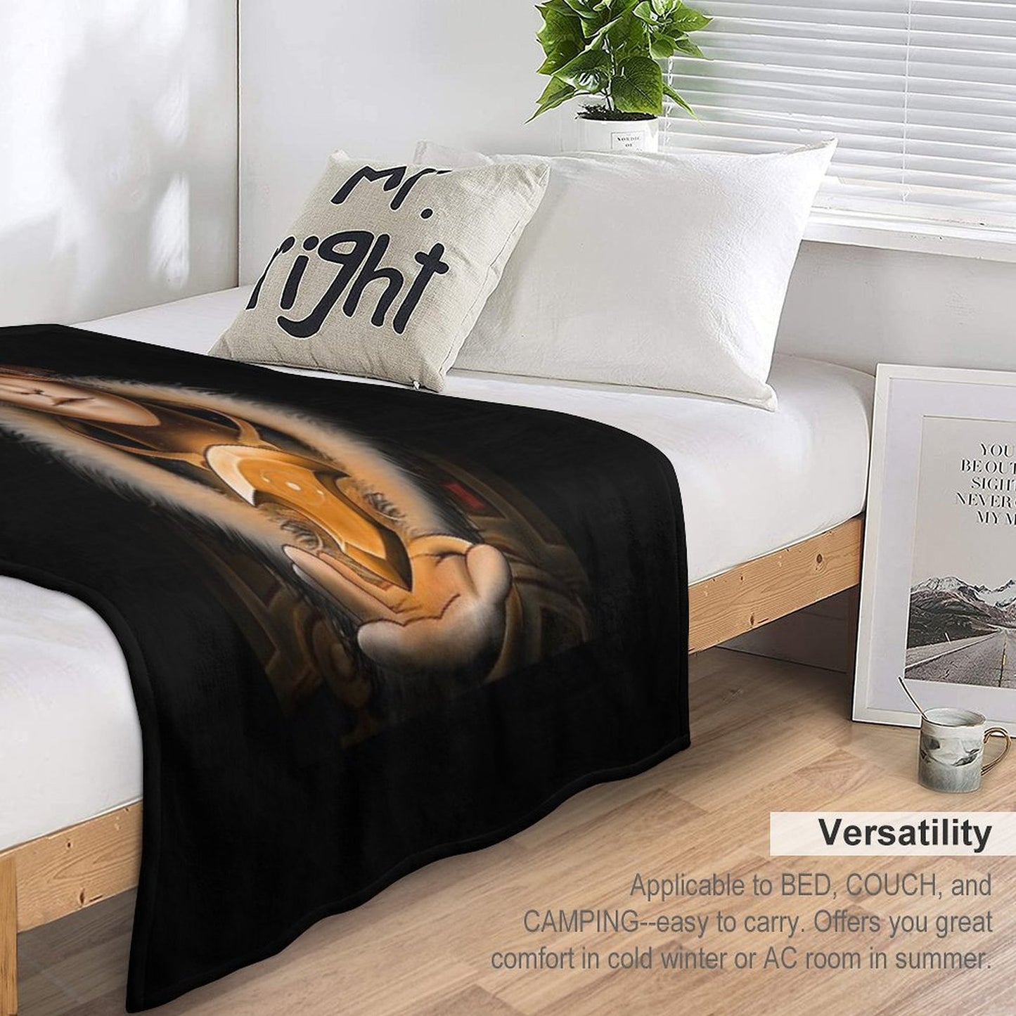 Emet-Selch And Azem's Crystal Premium Throw Blanket