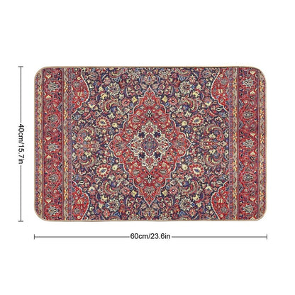 Northwest Persian Silk Carpet Print  Non-Slip Bath Mat