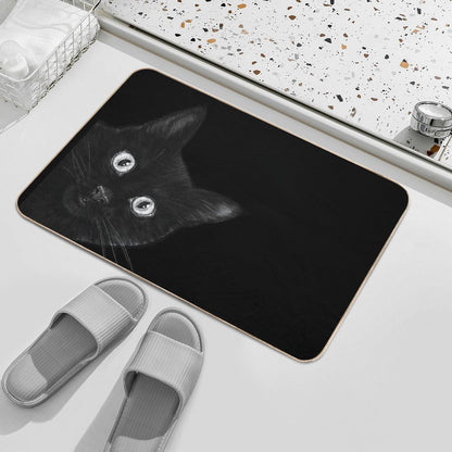 Black Cat  Absorbent Bath Mat