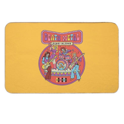 Death Metal Sing-Along  Rapid-Drying Bath Mat