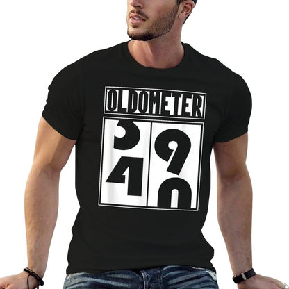 Oldometer 40th Birthday  Oversized Silhouette T-Shirt