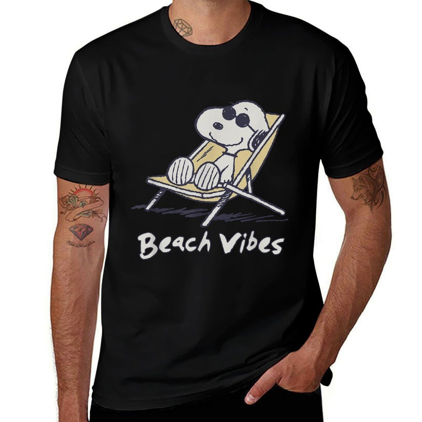 Peanuts Snoopy Beach Vibes for The Whole Family!  Lightweight T-Shirt