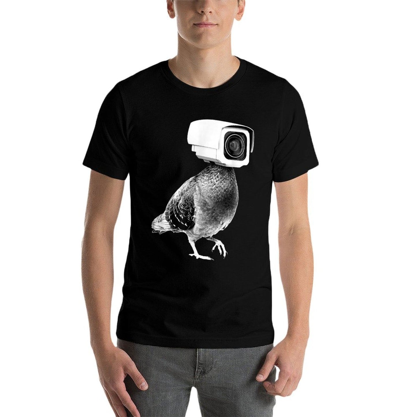 Pigeons Arent Real  Summer-ready Fabric T-Shirt