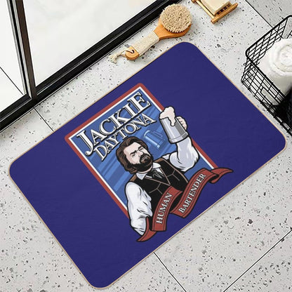 Jackie Daytona- Regular Human Bartender  Odorless Bath Mat