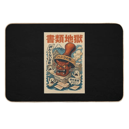Paperwork Hell – Curse of The Hanko  Slip-Resistant Bath Mat