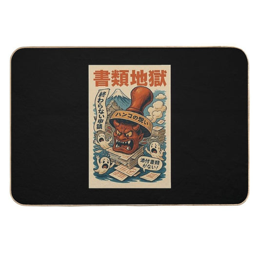Paperwork Hell – Curse of The Hanko  Slip-Resistant Bath Mat