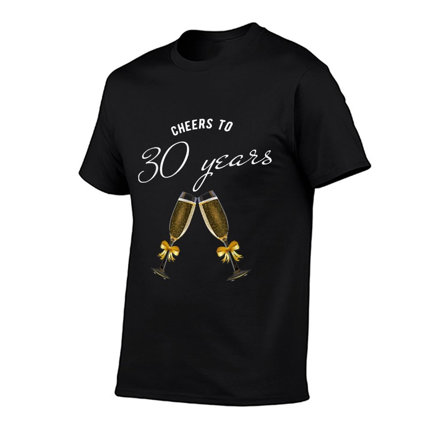 Cheers To 30 Years Funny 1989 30th Birthday Gag Gift T  Relaxed-fit T-Shirt