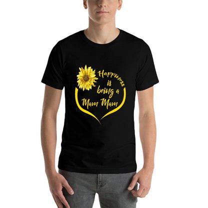 Womens Mam Mam Gift Happiness Is Being A Mam Mam Premium  Tagless Design T-Shirt