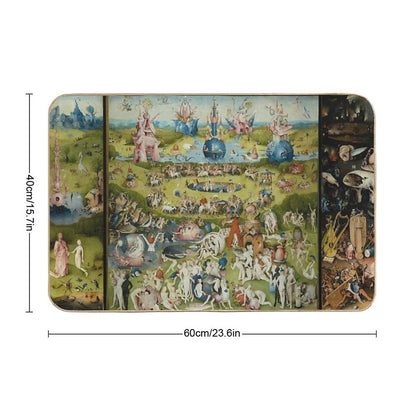The Garden of Earthly Delights - Hieronymus Bosch  Easy Maintenance Bath Mat