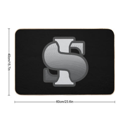 The Schedule  Grayscaled  Anti-Trip Bath Mat