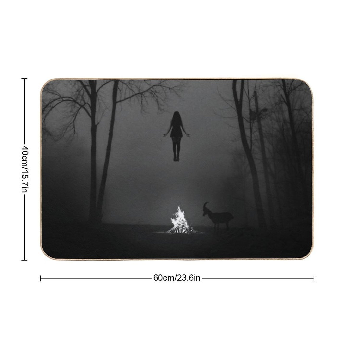 Ritual in The Woods  Rapid-Drying Bath Mat