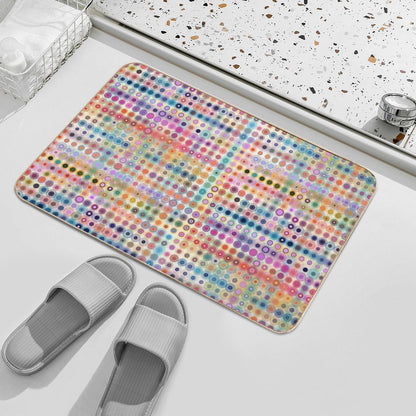 Colored Circles  Versatile Bath Mat
