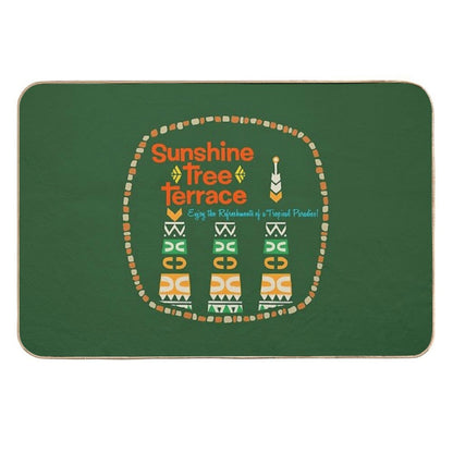Sunshine Tree Terrace Adventureland Adventureland  Absorbent Bath Mat