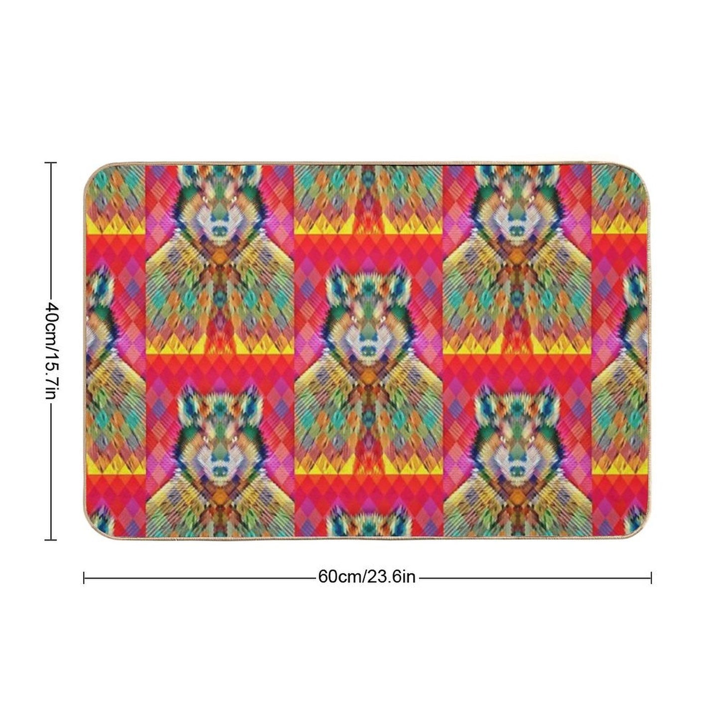 Corporate Wolf  Dirt-Trapping Bath Mat