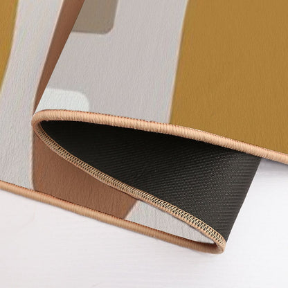 Abstract Modern Fall Pattern  Toxin-Free Bath Mat