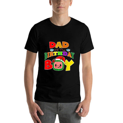 Dad And Mom Of The Birthday Boy Funny Melon Family Matching  Classic T-Shirt