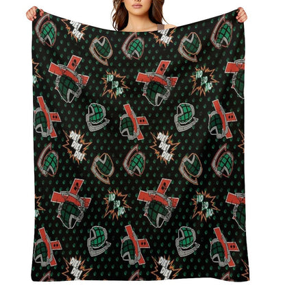 Ground Zero Grenades Wrinkle-free Throw Blanket
