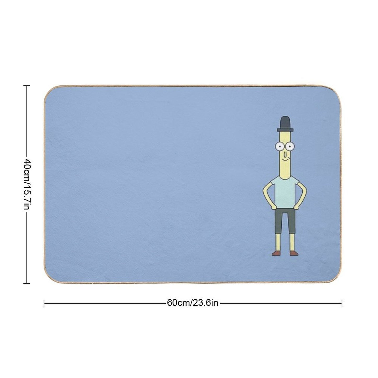 Mr. Poopy Butthole  Non-Slip Bath Mat